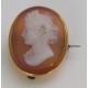 Oval Cameo Brooch