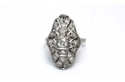 Diamond cluster ring