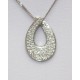 'Twisted' Diamond Pendant