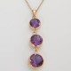 Amethyst Drop Pendant