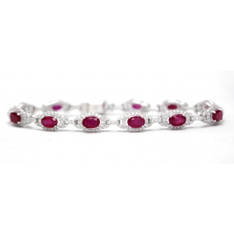 Ruby and Diamond Bracelet