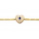 Pearl and Sapphire Gold Locket
