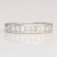 Princess Cut Diamond Half Eternity Ring