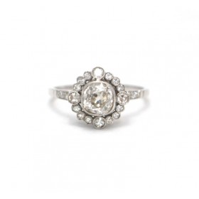 Diamond Cluster Ring