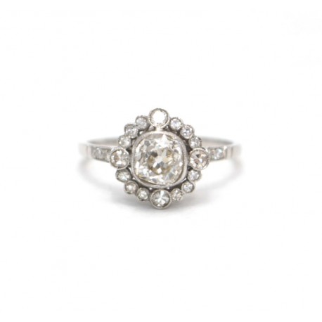 Diamond Cluster Ring