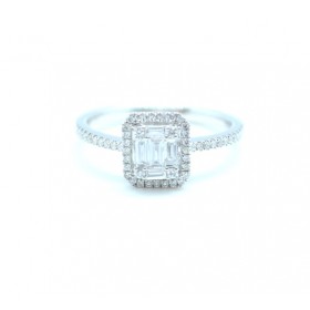 Diamond Cluster Ring