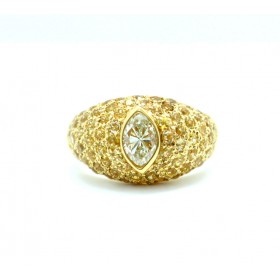 Diamond Cluster Ring