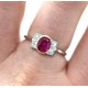 Ruby and diamond ring
