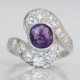 Amethyst and Diamond Ring