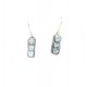 Diamond drop earrings