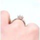 Diamond three stone ring