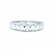 Half eternity diamond ring
