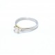 Diamond solitaire ring