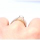 Diamond solitaire ring