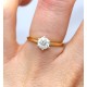 Diamond solitaire ring