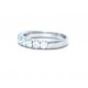 Diamond half eternity ring