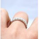 Diamond half eternity ring