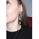 Mughal style large drop earrings
