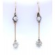 Diamond drop earrings