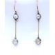 Diamond drop earrings