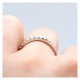 Diamond half eternity ring