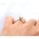 Diamond solitaire ring