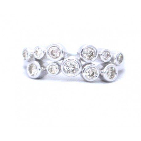 Diamond 'bubble' ring