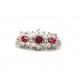 Ruby and diamond ring