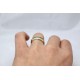 Emerald and diamond ring