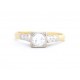 Diamond solitaire ring