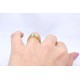 Emerald and diamond ring