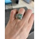 Emerald and Diamond Dress Ring