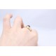 Gold set garnet ring