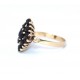 Garnet cluster ring