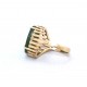 Nephrite gold ring