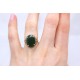 Nephrite gold ring