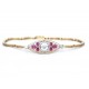 Ruby and diamond bracelet