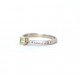 Yellow diamond ring with diamond shoulders