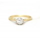 Diamond solitaire ring