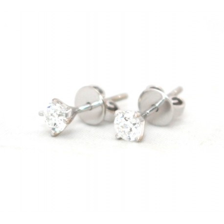 Diamond stud earrings