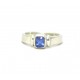 Tanzanite ring 9ct white gold